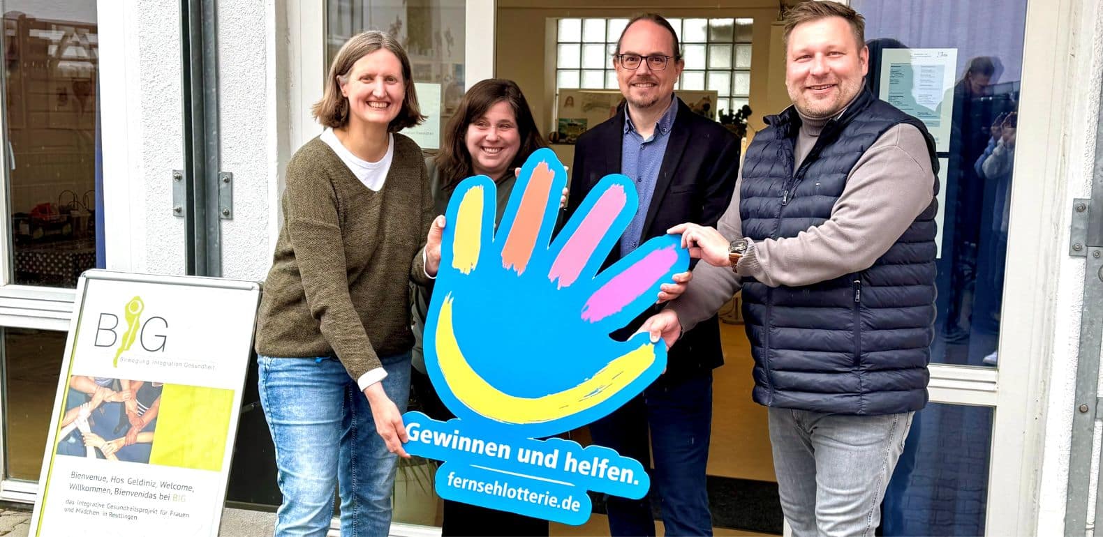 Fördermittelübergabe